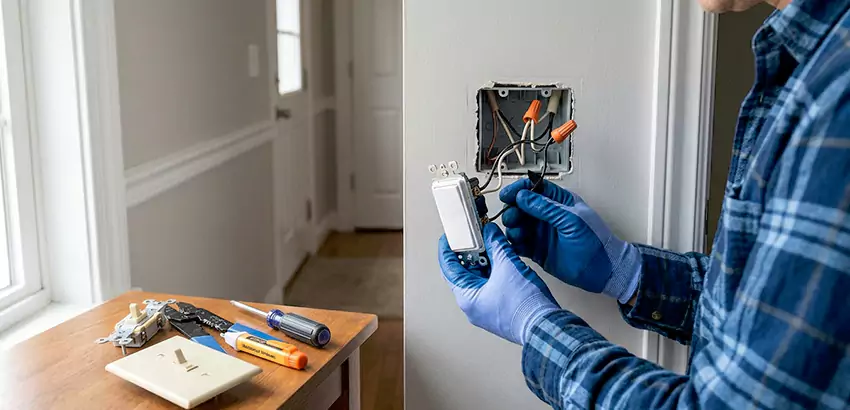 Motion Sensor Light Switch Replacement in Hilliard